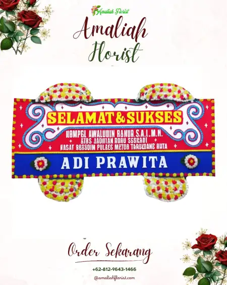Papan Bunga Ucapan Selamat Sumberdalem